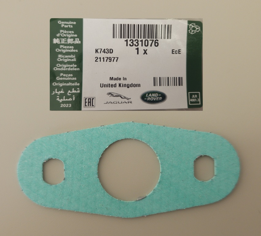 Tesnenie výstupu oleja turba Land Rover OEM 1331076 JDE3113