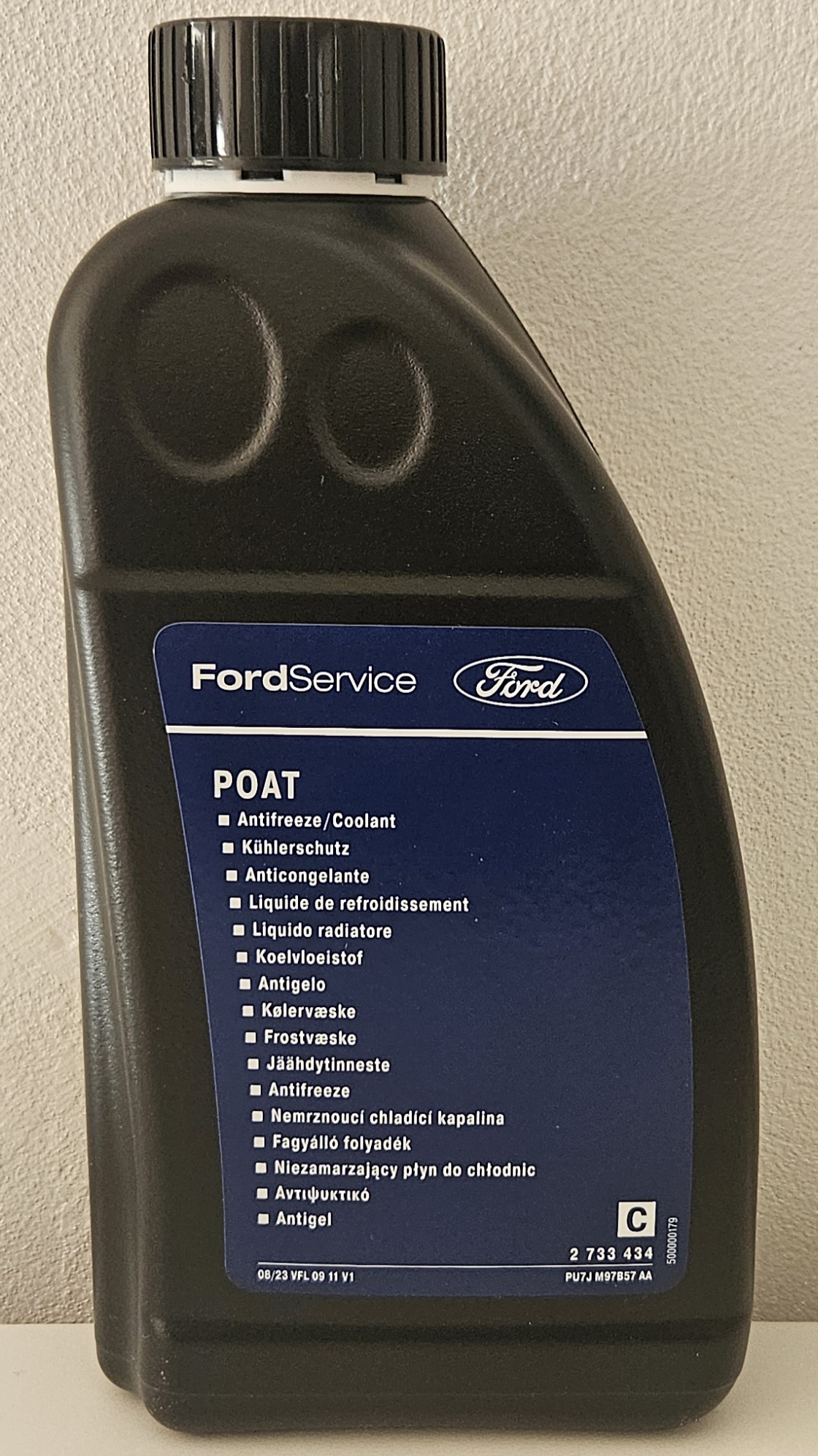 Ford nemrznúca zmes / chladiaca kvapalina POAT, 1L – WSSM97B57A1 2733434 - Image 2