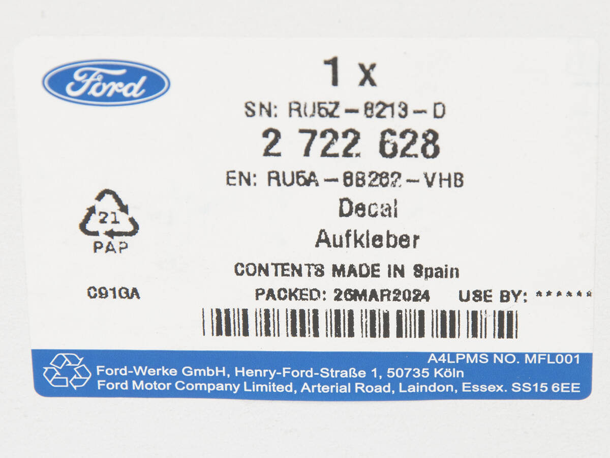 Emblém mriežky chladiča Ford Escape / Kuga 2024+ - Image 3