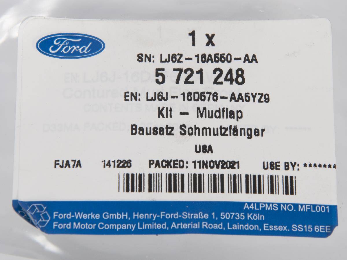 Predné lapače nečistôt Ford Escape / Kuga 2020–2025 (set) - Image 3